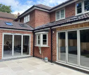 New build home nearing completion