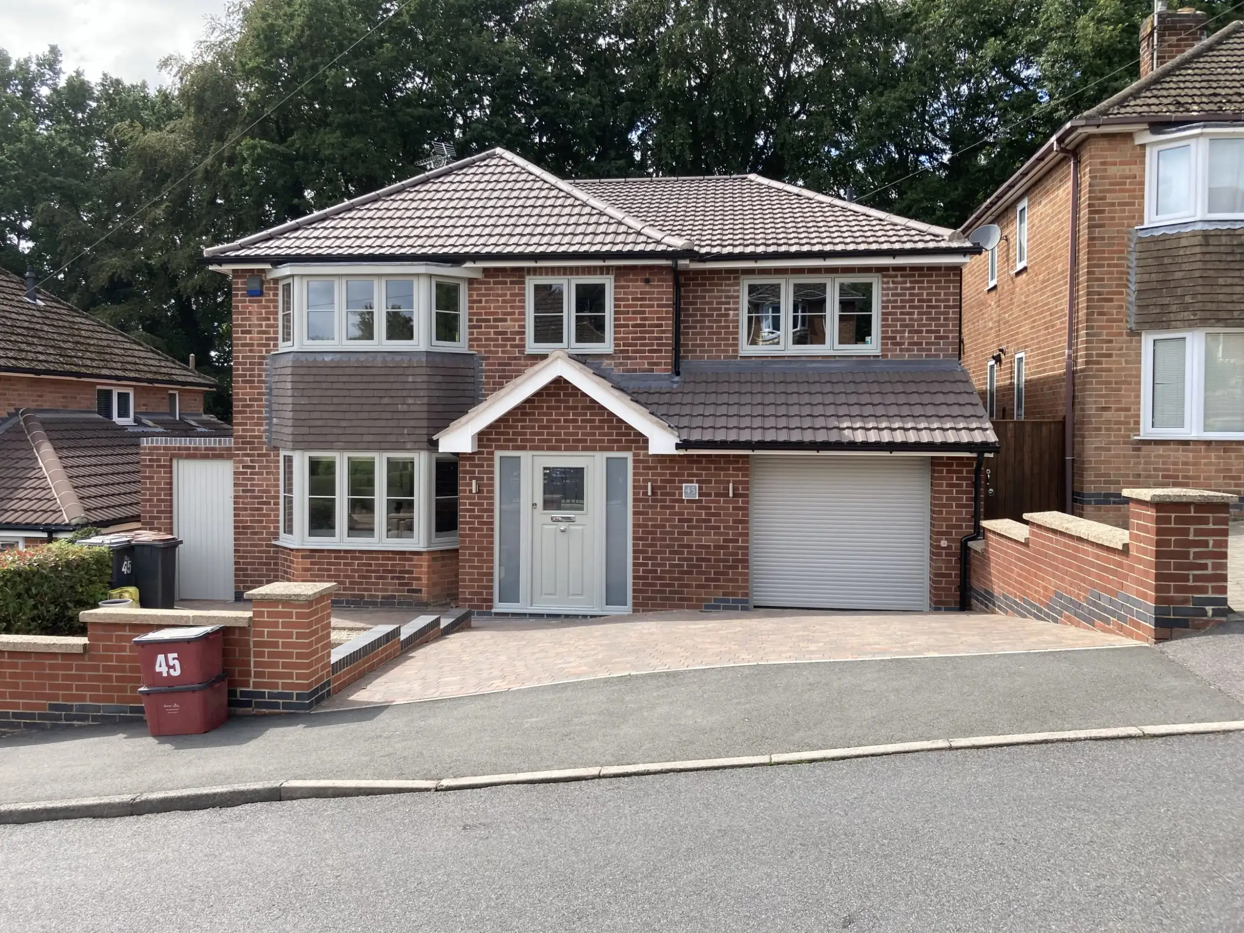 Completed house extension by Measom Building Services